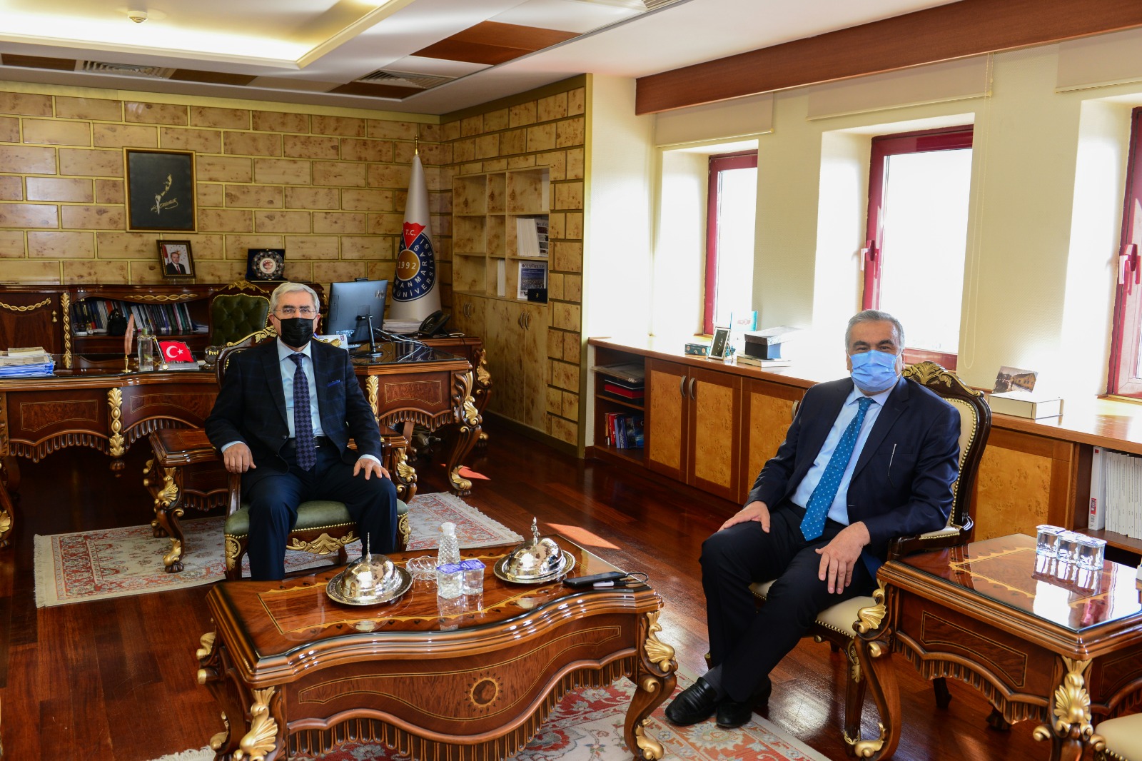 Kahramanmaraş İl Müftüsü Celal Sürgeç’ten Rektör Can’a Veda Ziyareti