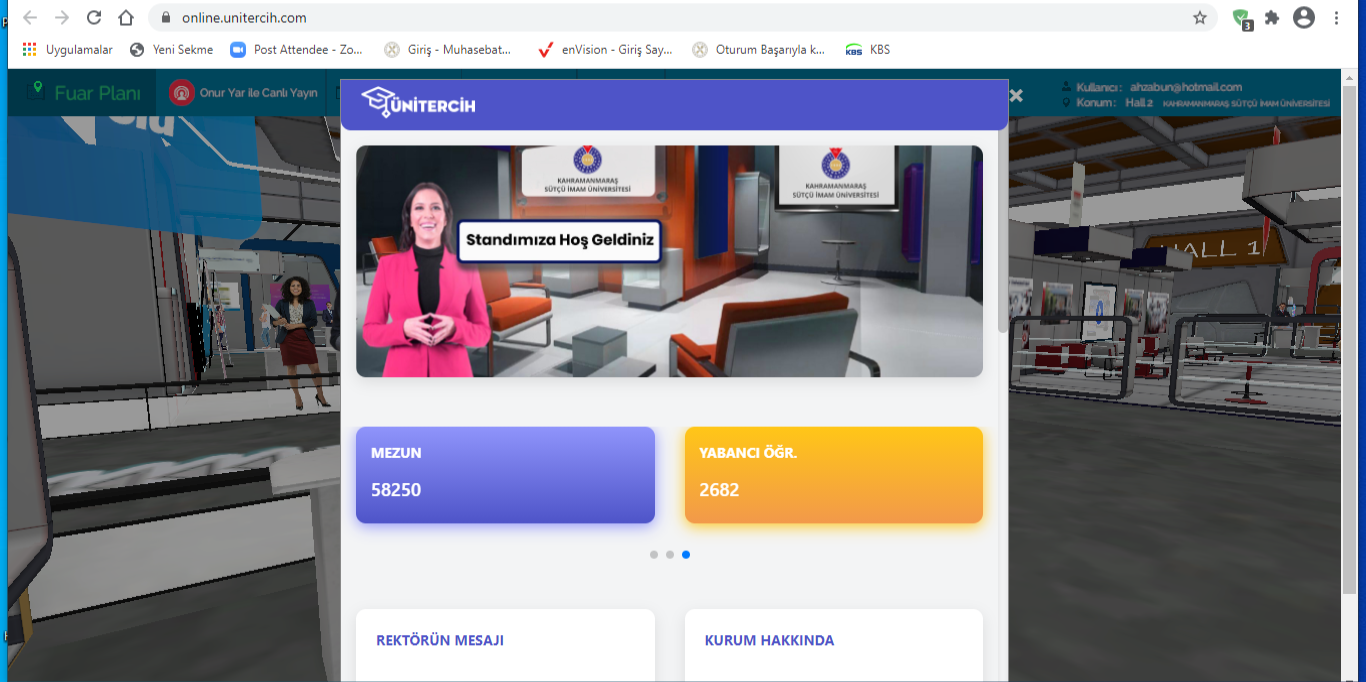 KSÜ’den Tanıtım Atağı: 2021’in İlk Ayı İçerisinde 4 Çevrim içi Fuara Katıldık