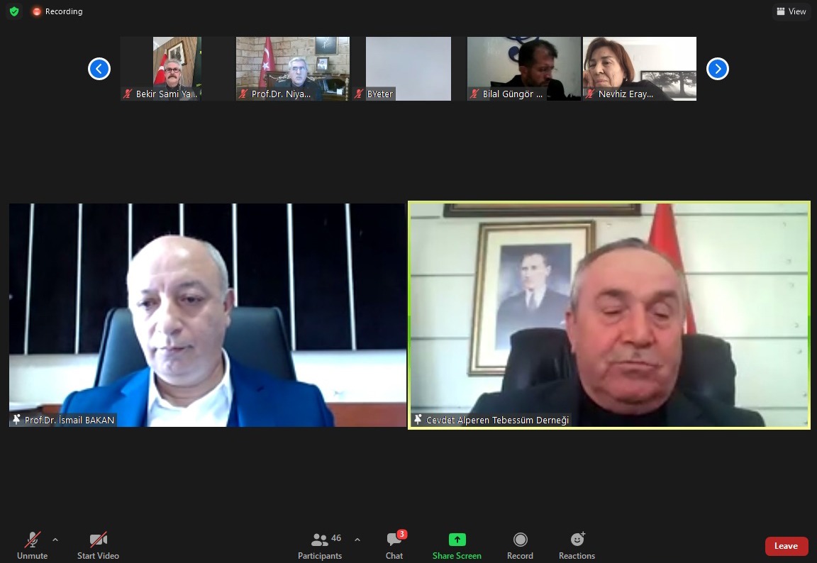 Üniversitemizde ‘STK Perspektifinden Kahramanmaraş ve Üniversite’ Konulu Çevirim İçi Çalıştay Düzenlendi