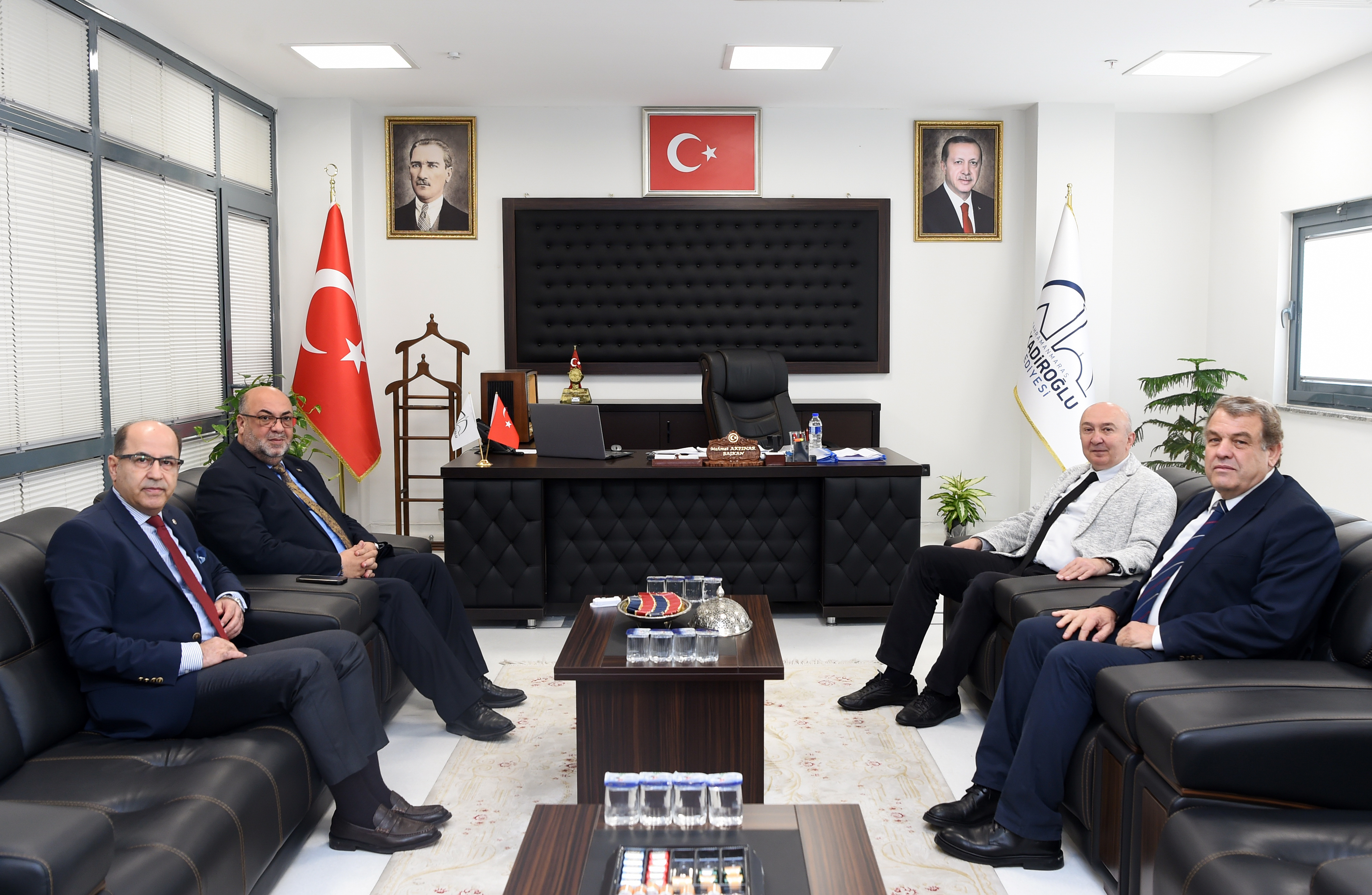 Prof. Dr. Alptekin Yasım’dan Dulkadiroğlu Belediye Başkanı Mehmet Akpınar'a Hayırlı Olsun Ziyareti