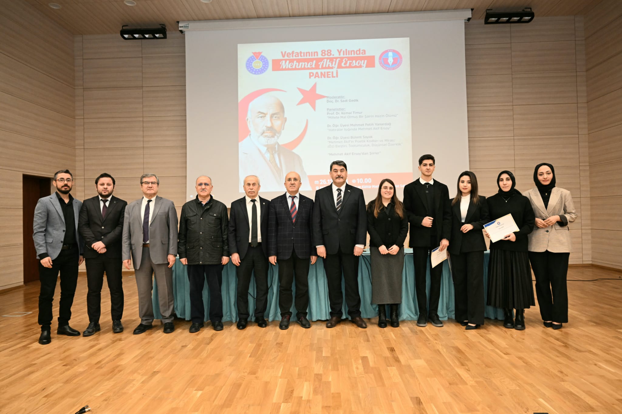 Milli Şairimiz Mehmet Akif Ersoy KSÜ’de Anıldı