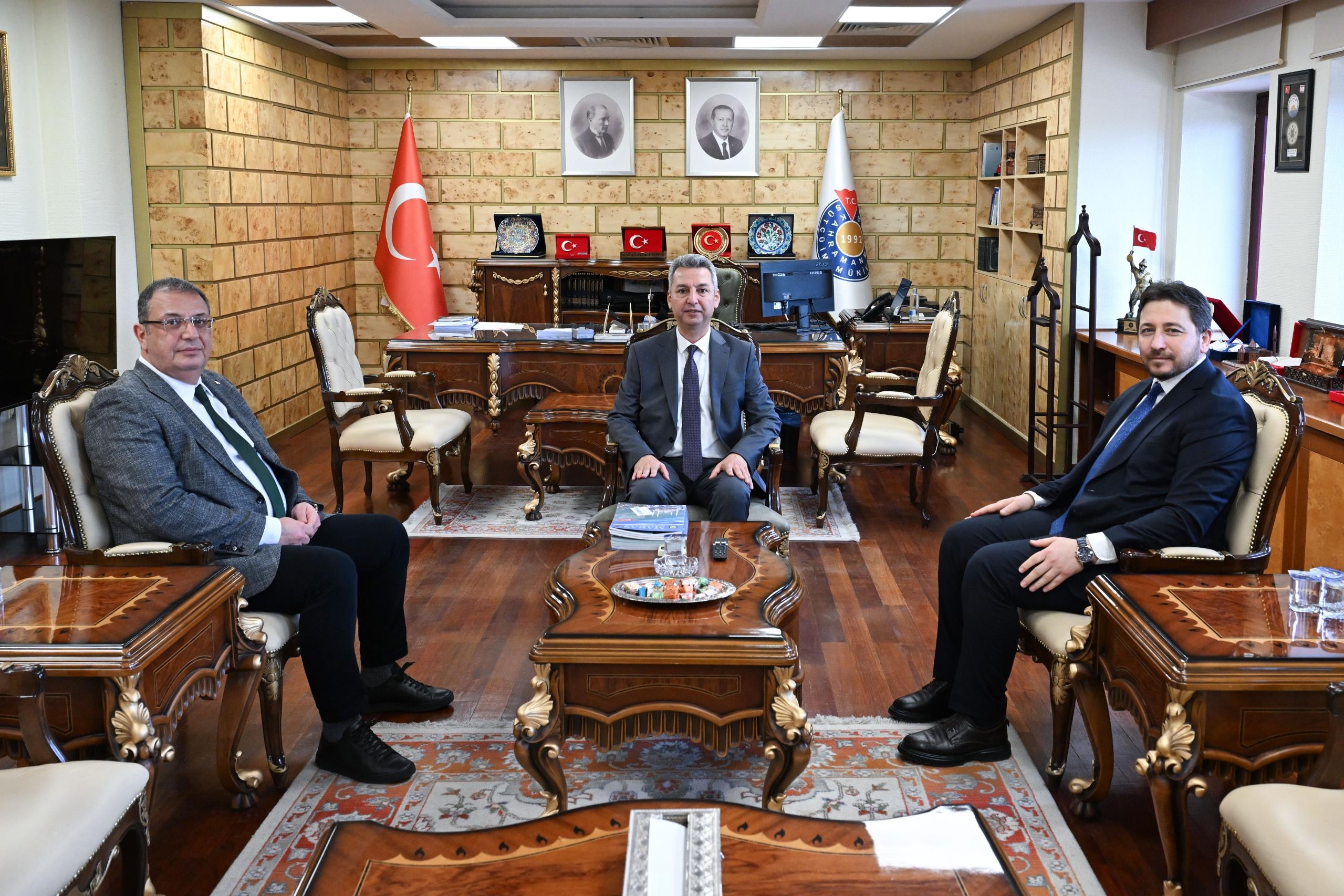 İl Kültür Ve Turizm Müdürlüğünden KSÜ Rektörü Okumuş’a Ziyaret