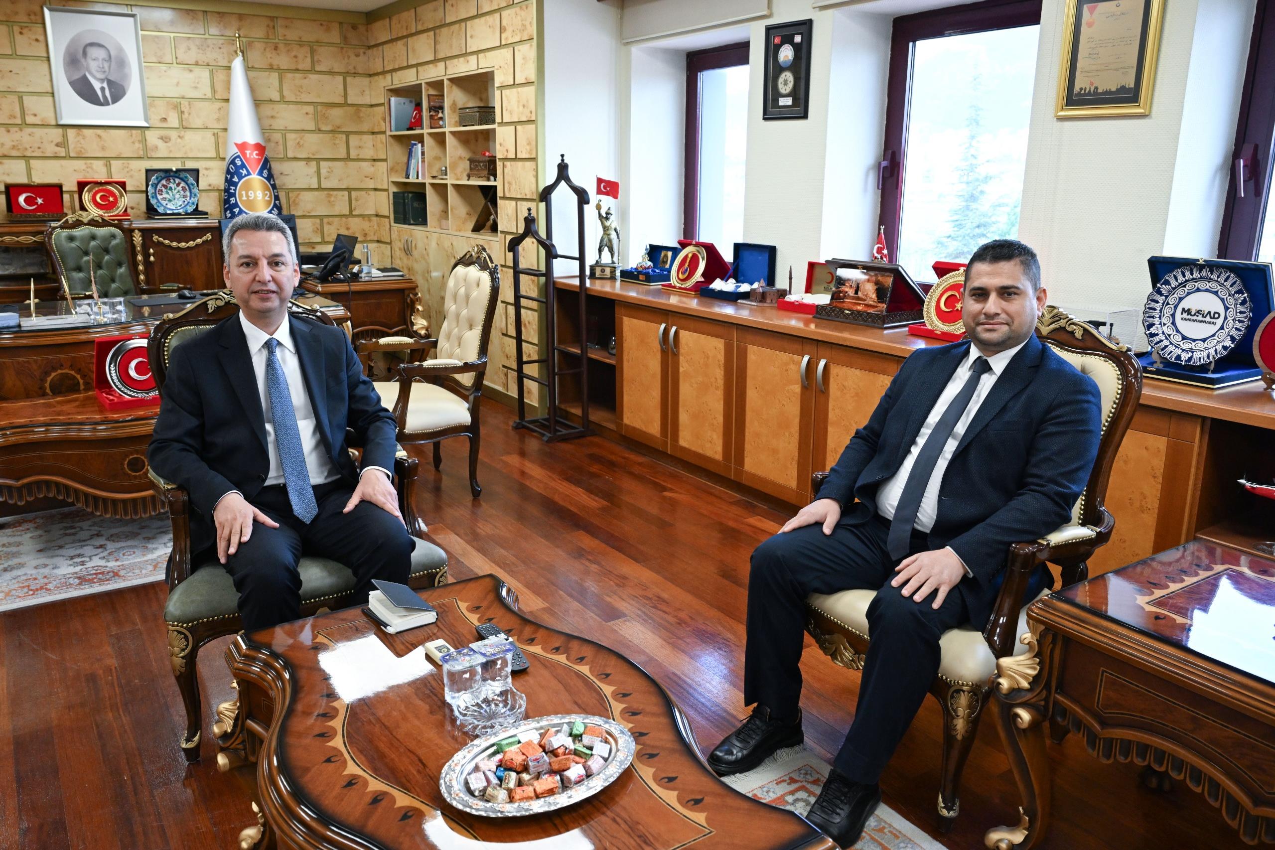 KOSGEB İl Müdürü Yüksek’ten KSÜ Rektörü Okumuş’a Ziyaret