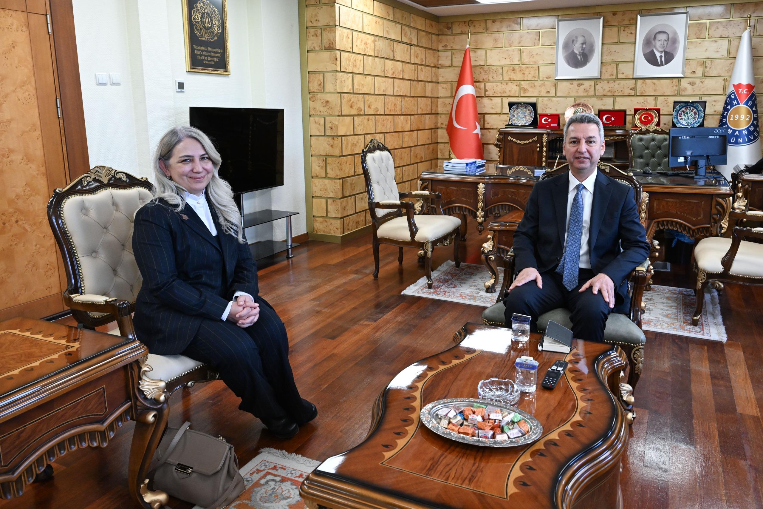 Eczacılar Odası’ndan KSÜ Rektörü Okumuş’a Ziyaret