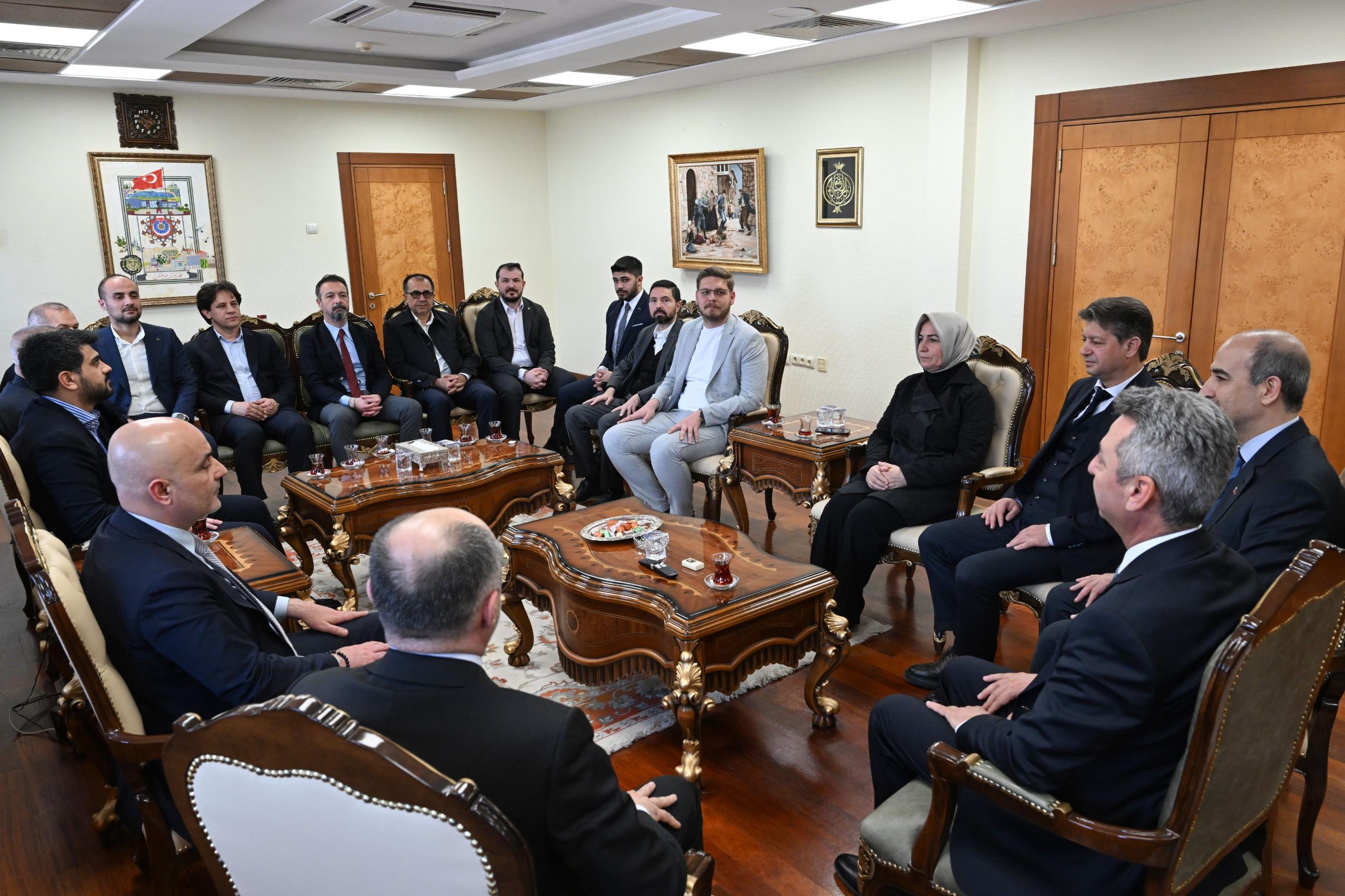 AK Parti İl Başkanı Gül’den KSÜ Rektörü Okumuş’a Hayırlı Olsun Ziyareti