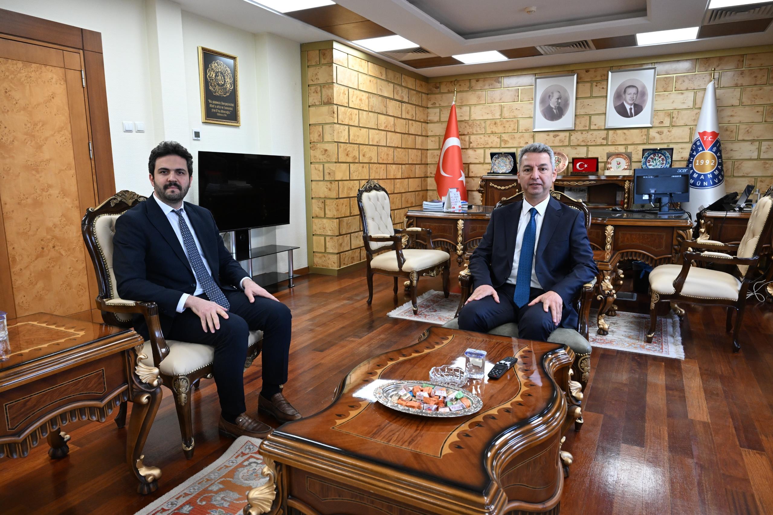 Türk Telekom Müdürü Kamalak’tan Rektör Okumuş’a Ziyaret