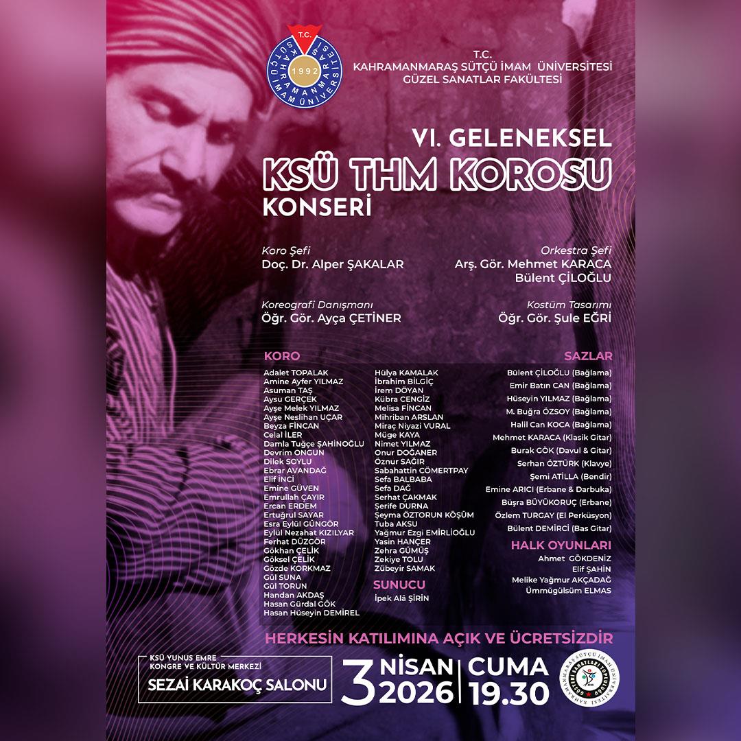 VI. Geleneksel KSÜ THM Korosu Konseri